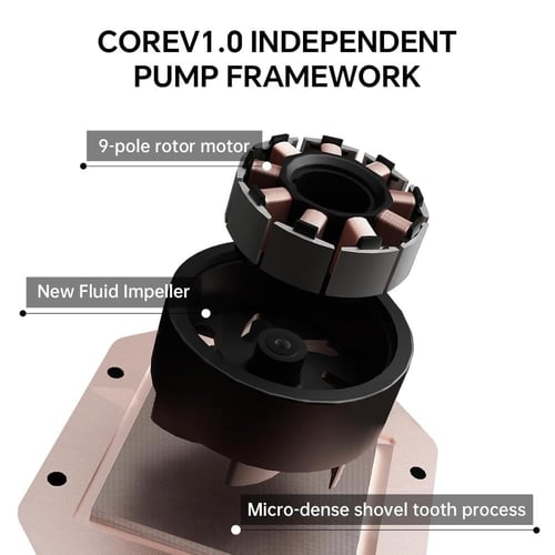 Frozen Vision 360 ARGB V2 White CPU Liquid Cooler...