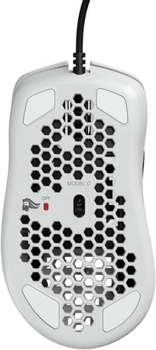 Glorious Model D Glossy White Wired Gaming Mouse م...