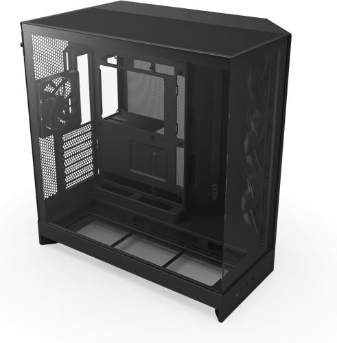 nzxt H9 Flow 2025 كيس كمبيوتر اسود