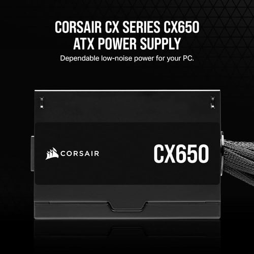 CORSAIR CX650 80 PLUS Bronze 650W ATX Power Supply