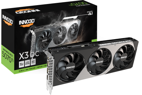 INNO3D® GEFORCE® RTX™ 5070 Ti X3 Game Changer كرت...