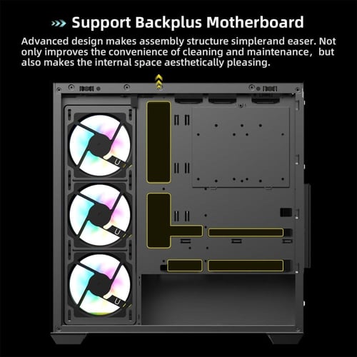 TC4000 Computer Gaming Case Black