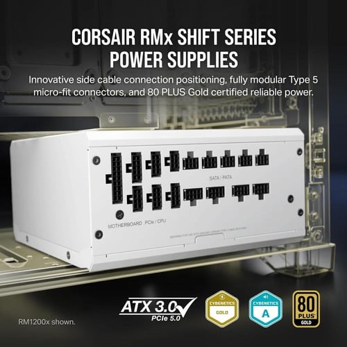 CORSAIR RM850x SHIFT Fully Modular ATX Power Suppl...