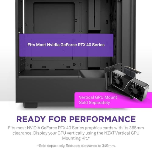 NZXT H5 Flow Black كيس للكمبيوتر