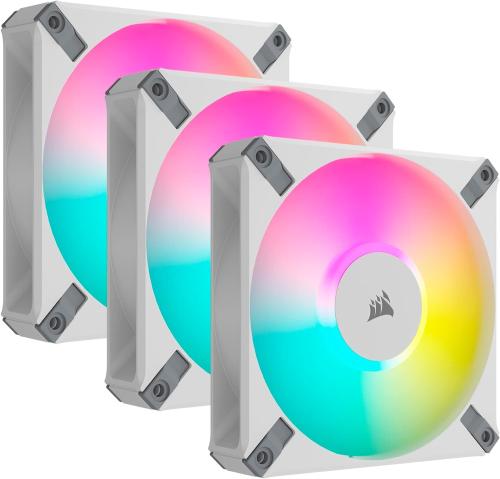 Corsair iCUE AF120 RGB Elite Triple Fan Kit White