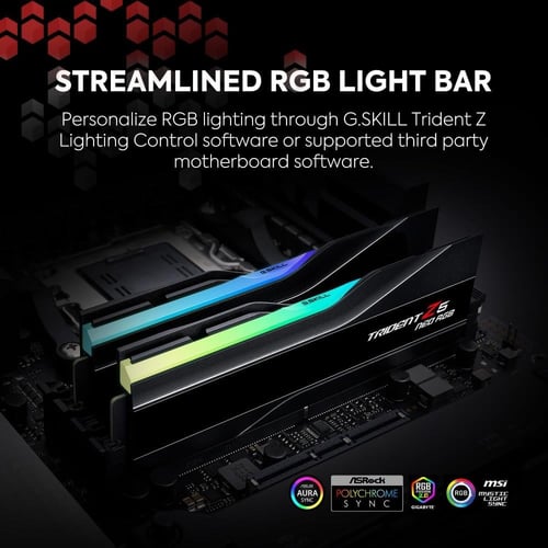 G.SKILL Trident Z5 Neo RGB 32GB (2×16GB) DDR5 6000...