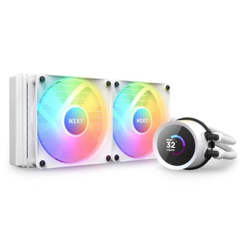 Kraken 240 RGB 240mm AIO Liquid Cooler with LCD Di...