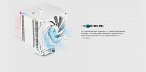 DeepCool AK500 digital Air cooler white