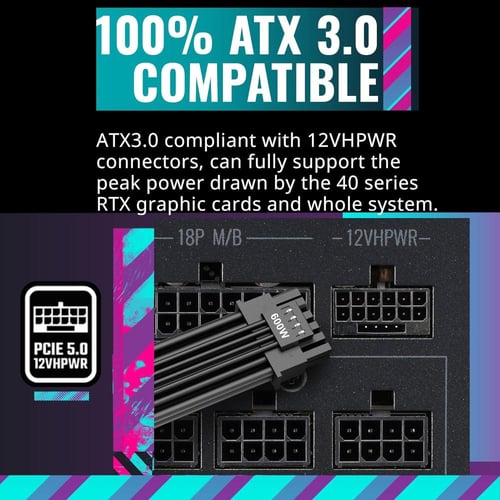 Cooler Master MWE Gold V2 1050W ATX3.0 Fully Modul...