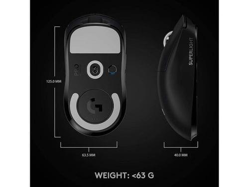 Logitech G PRO X SUPERLIGHT Wireless Gaming Mouse...