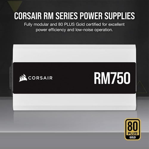 CORSAIR 750W 80 Plus Gold Fully Modular ATX Power...