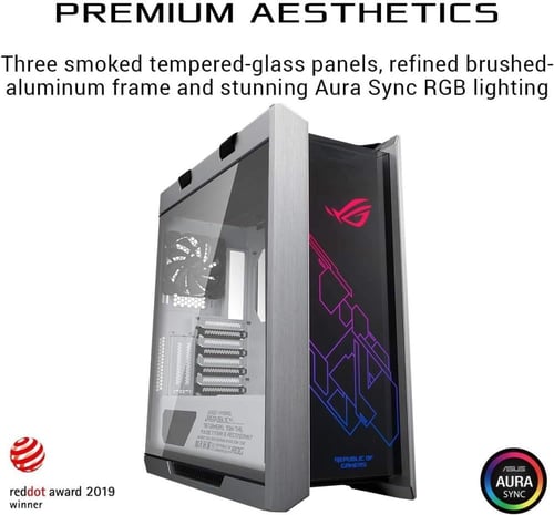 ASUS ROG Strix Helios GX601 White Edition RGB Mid-...