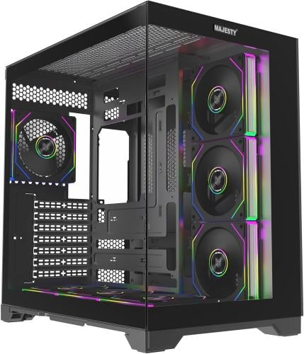 Majesty Mid Tower Galaxy Case | 7 Pre-Installed 12...