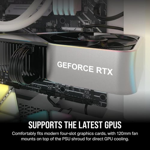 Corsair 3000D RGB Airflow Mid-Tower PC Case White