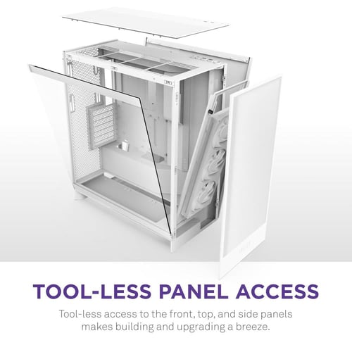 NZXT H7 Flow RGB 2024 - Mid-Tower ATX Airflow Case...