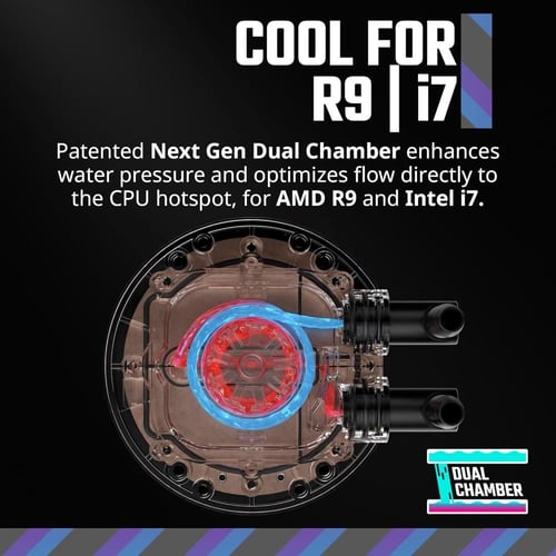 Cooler Master MasterLiquid 240 Atmos ARGB AIO Liqu...