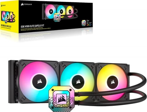 Corsair iCUE H150i Elite CAPELLIX XT 360mm Liquid...