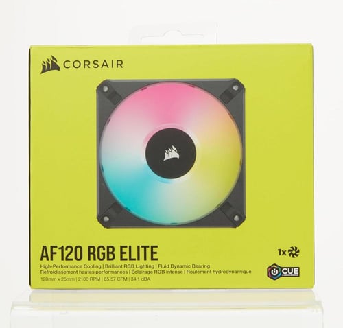 Corsair iCUE AF120 RGB Elite Single Black