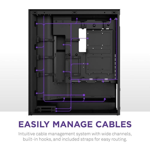NZXT H7 Flow RGB 2024 - Mid-Tower ATX Airflow Case...