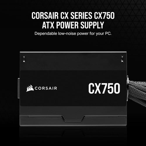 CORSAIR CX750 80 Plus Bronze ATX Power Supply