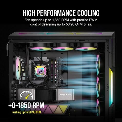 CORSAIR iCUE AR120 RGB Digital 120mm Black