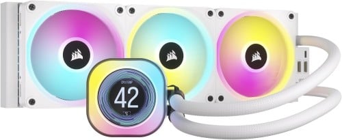 CORSAIR iCUE Link H150i LCD Liquid CPU Cooler مبرد...