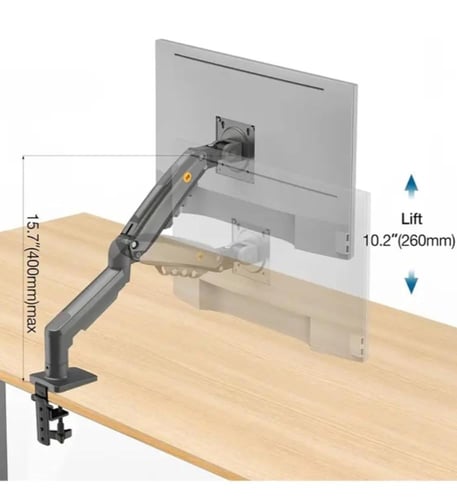 حامل شاشة مكتبي عالمي NB نورث بايو بذراع واحدة، بت...