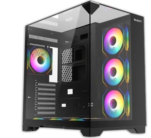 صندوق كمبيوتر ماجيستي ميد تاور اكس سبيس مزود بـ 7...