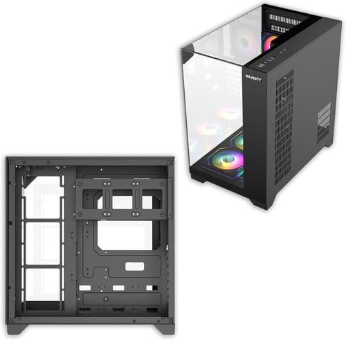 صندوق كمبيوتر ماجيستي ميد تاور اكس سبيس مزود بـ 7...