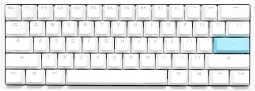 Ducky One 2 Mini Pure White 60% RGB كيبورد العاب