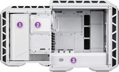 Cooler Master MasterCase H500P Mesh White ARGB Air...
