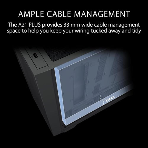 ASUS A21 PLUS MICRO-ATX FAN CASE WITH CONFIDENTIAL...