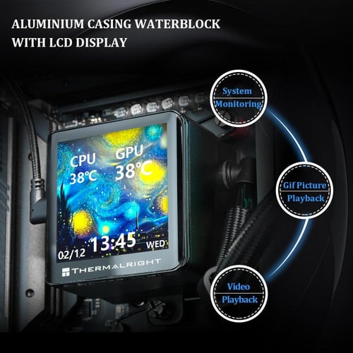 Frozen Vision 360 ARGB V2 White CPU Liquid Cooler...