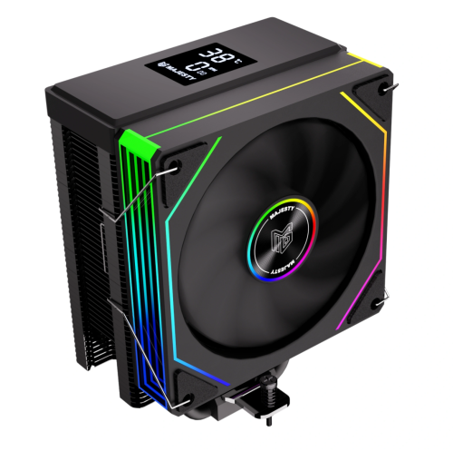 Majesty 6 Heat Pipes CPU Air Cooler with Digital D...