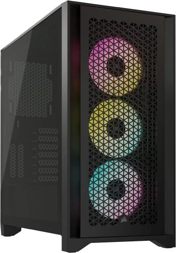 Corsair iCUE 4000D RGB Airflow Mid-Tower Case Blac...