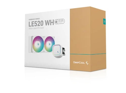 DeepCool 240mm LE520 WHITE ARGB CPU مبرد مائي