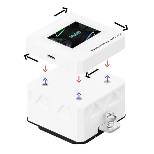 Frozen Warframe 360 SE ARGB WHITE مبرد مائي ابيض