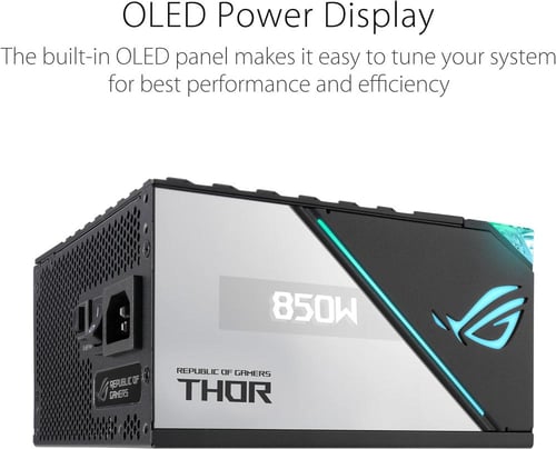 ASUS ROG Thor 850W Platinum II Power Supply بور سب...