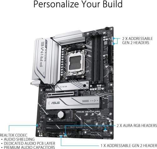 ASUS Prime X670-P WiFi Socket AM5 Motherboard
