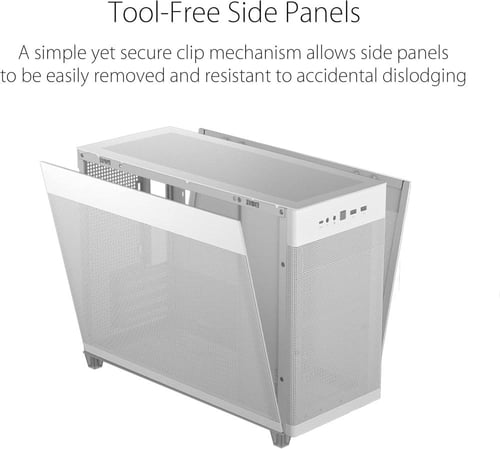 ASUS Prime AP201 33-Liter MicroATX White case كيس...