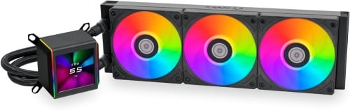 LIAN LI Galahad II LCD 360 Black Liquid Cooler مبر...