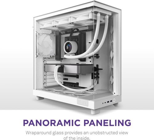 NZXT H6 FLOW (2023) COMPACT DUAL-CHAMBER ATX CASE...