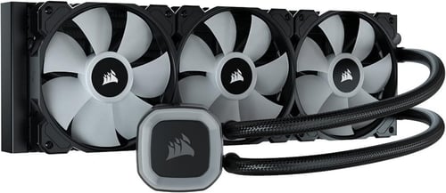 Corsair H150 RGB 360mm Liquid CPU Cooler black مبر...