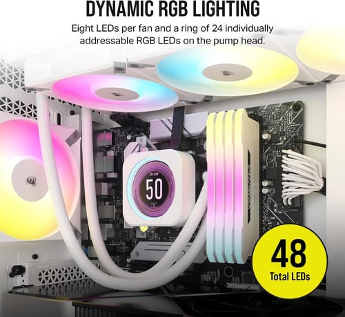 Corsair iCUE H150i Elite LCD XT Liquid CPU Cooler...