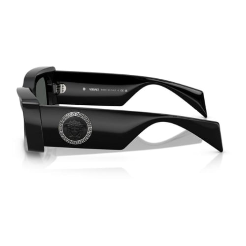 Versace Sunglasses | بإطار أسود بعدسات رمادية