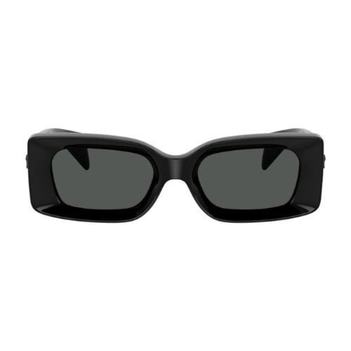 Versace Sunglasses | بإطار أسود بعدسات رمادية