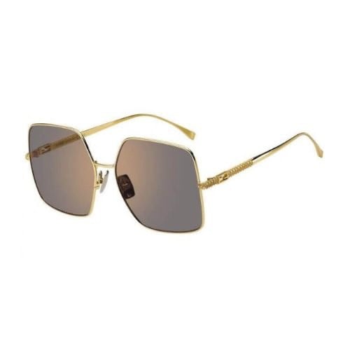 نظارات فندي نسائي بإطار ذهبي | Fendi Sunglasses