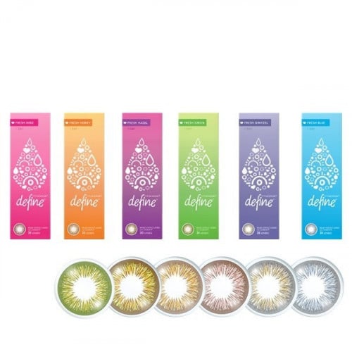 أكيوفيو ديفاين فريش عدسات لاصقة ملونة للاستخدام ال...