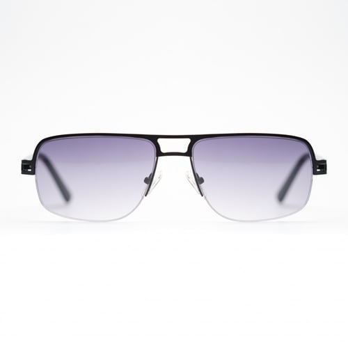 نظارات روز دو موند الشمسيه كلاسيكية بلون اسود مطفي...