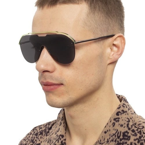 نظارات فندي رجالي شكل درع | Fendi Sunglasses